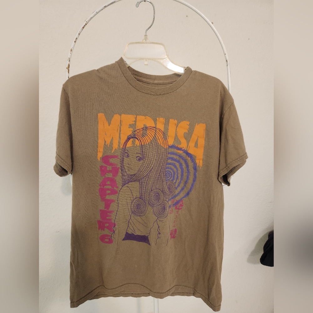 Uzumaki Manga Tee Junji Ito Medusa Chapter 6 Horror Art T-Shirt Men's Size M